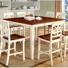 White and deals cherry dining table